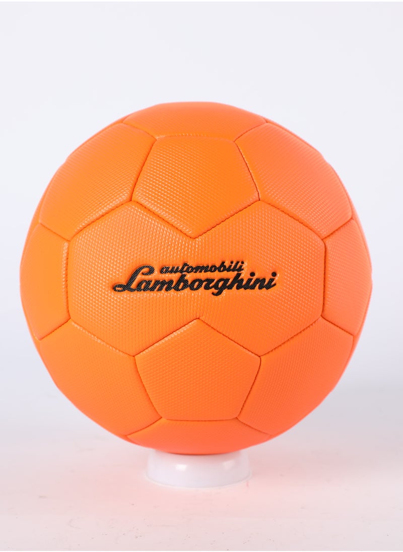 LAMBORGHINI #2 Machine Sewing Pvc Soccer Ball - Orange  - Image 1