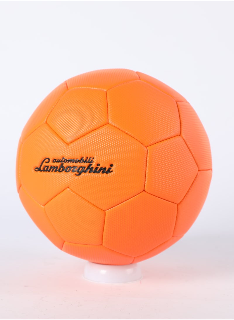 LAMBORGHINI #2 Machine Sewing Pvc Soccer Ball - Orange  - Image 2