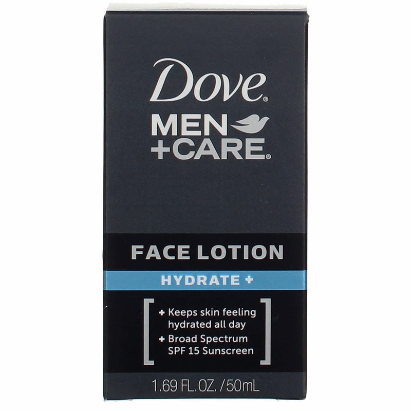 Dove Men+Care Face Lotion Hydrate Plus 1.69 oz 2 pack - Image 2