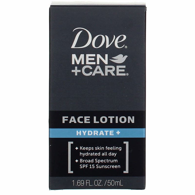 Dove Men+Care Face Lotion Hydrate Plus 1.69 oz 2 pack - Image 4