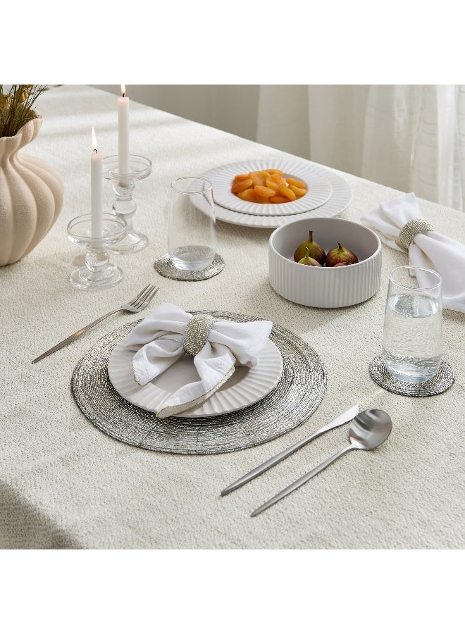 Home Box Blaze Beaded 4-Piece Coaster Set 10 X 10 Cm - Image 4