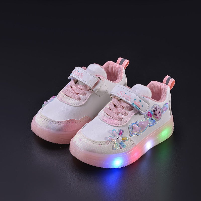 Mesh Sneakers Lightweight Flexible Sole Walking Shoes For Kids Indoor And Outdoor Activities - Image 1