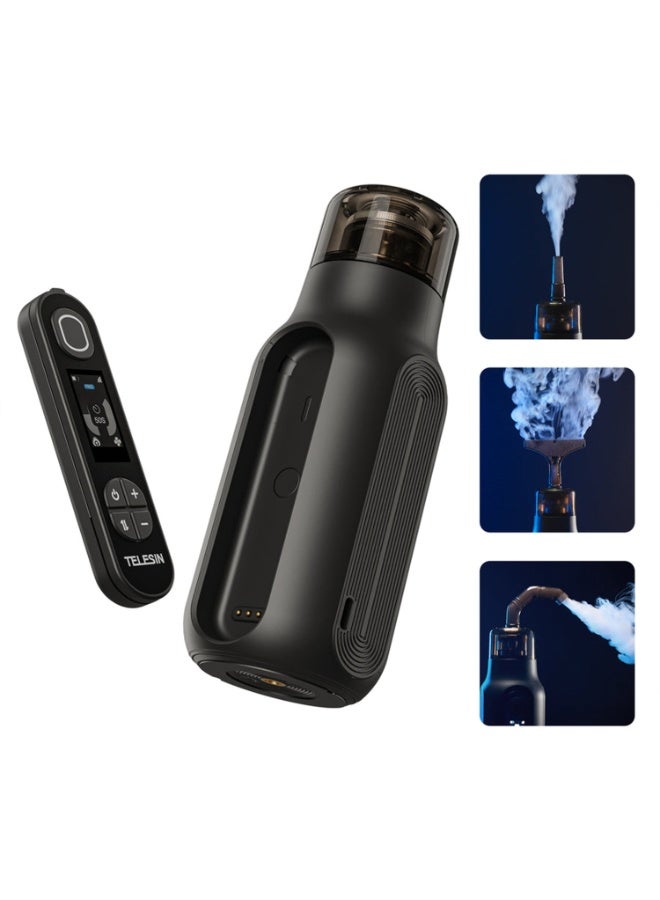 TELESIN C40 Portable Handheld Mini Fog Machine with Remote Control & Interchangeable Nozzles for Photography, Events - Image 1