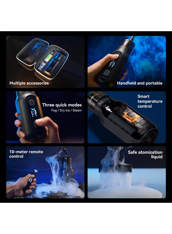 TELESIN C40 Portable Handheld Mini Fog Machine with Remote Control & Interchangeable Nozzles for Photography, Events - Image 5