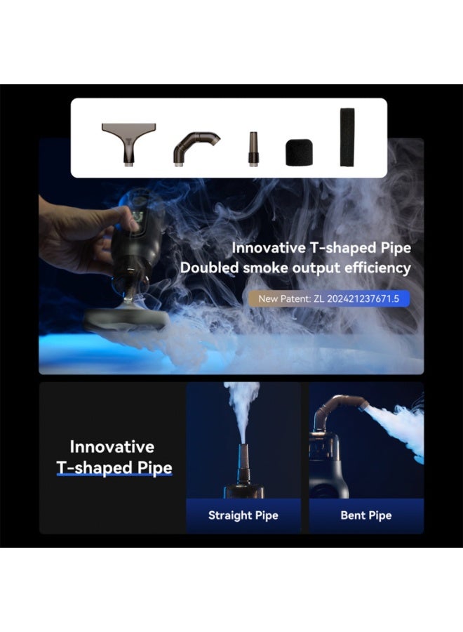 TELESIN C40 Portable Handheld Mini Fog Machine with Remote Control & Interchangeable Nozzles for Photography, Events - Image 3