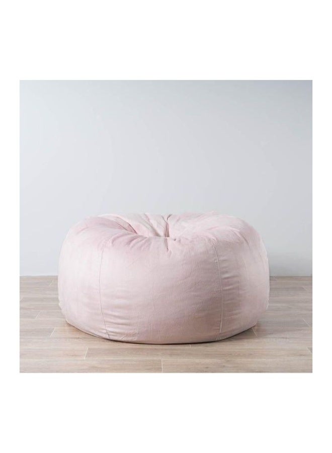 بوف بحشوة إسفنجية مخملية – مريح وأنيق لون بينك