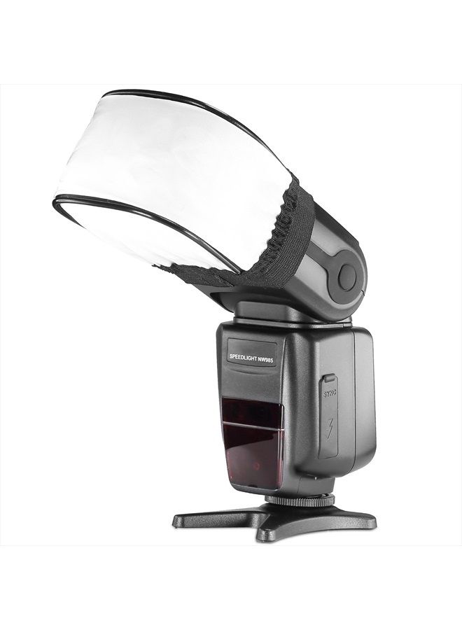 Neewer Universal Soft Mini Flash Bounce Diffuser Cap Compatible with Canon, Nikon, Godox, Yongnuo, Neewer TT560 NW550 NW561 NW570 NW580 NW625 NW635 NW-670 750II NW645 NW655 Speedlite Flashes - Image 1