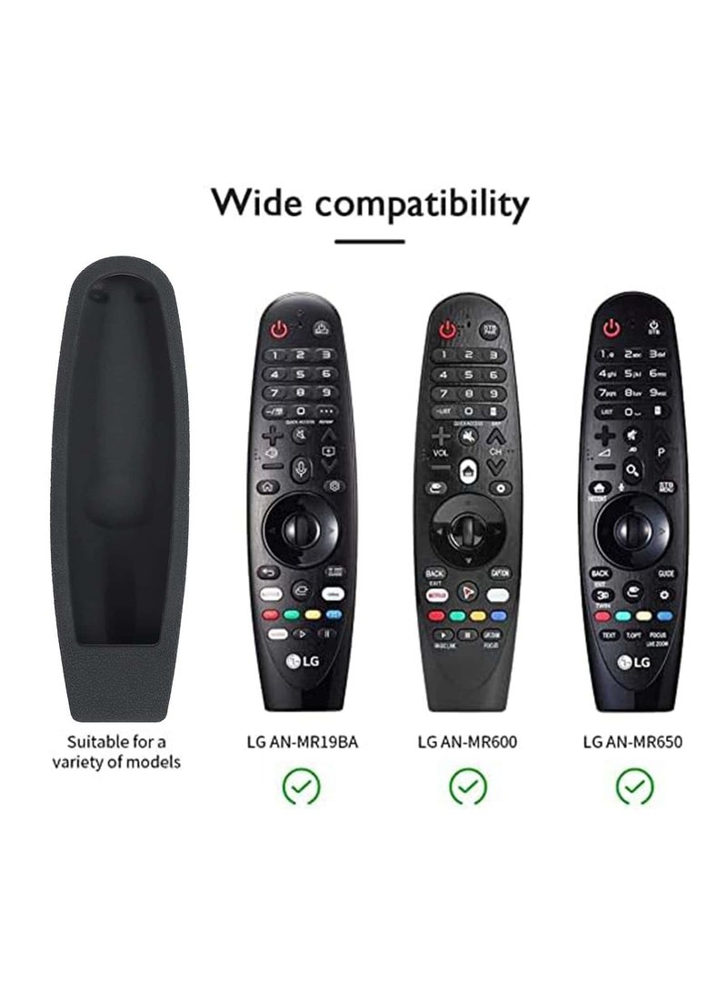Anmi Protective Silicone Remote Case for AN-MR19BA AN-MR18BA AN-MR600 AN-MR650 AN-MR20GA LG Magic Remote Case Remote Cover for LG 3D Smart TV Magic Remote Cover - Image 2