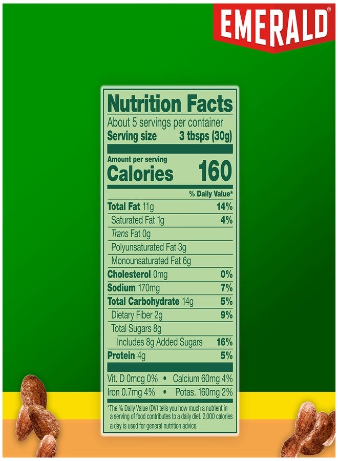 Emerald Nuts Honey Glazed Almonds (1-Pack), 5.5oz Resealable Bag, Kosher Dairy Certified, Non-GMO, Contains No Artificial Preservatives, Flavors or Synthetic Colors - Image 5