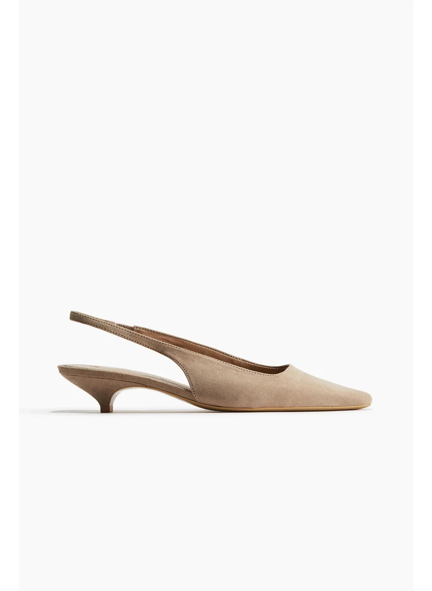 اتش اند ام Pointed Slingbacks