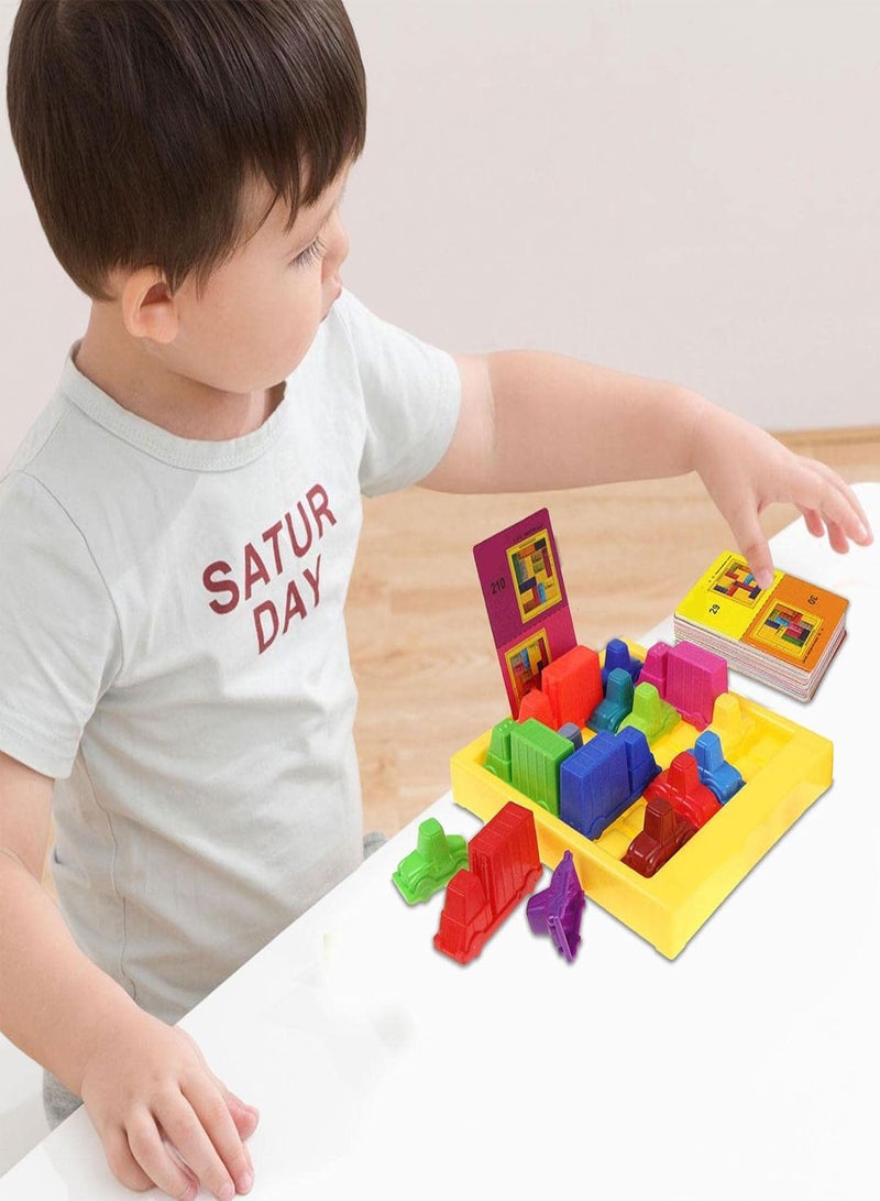 GGOOT Logic Puzzle Board Game - Slide Game For Rush Time | Puzzles For Kids & Adults, Block Puzzle Intelligence Brain Teasers Toy Logic Game Educational Gift For Children - Image 2