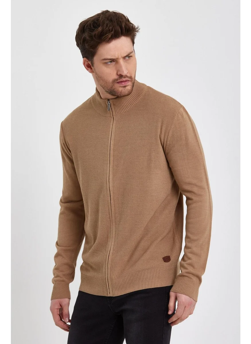 Alexander Gardi Alexandergardı Half Turtleneck Zipper Cardigan (E22-5717)