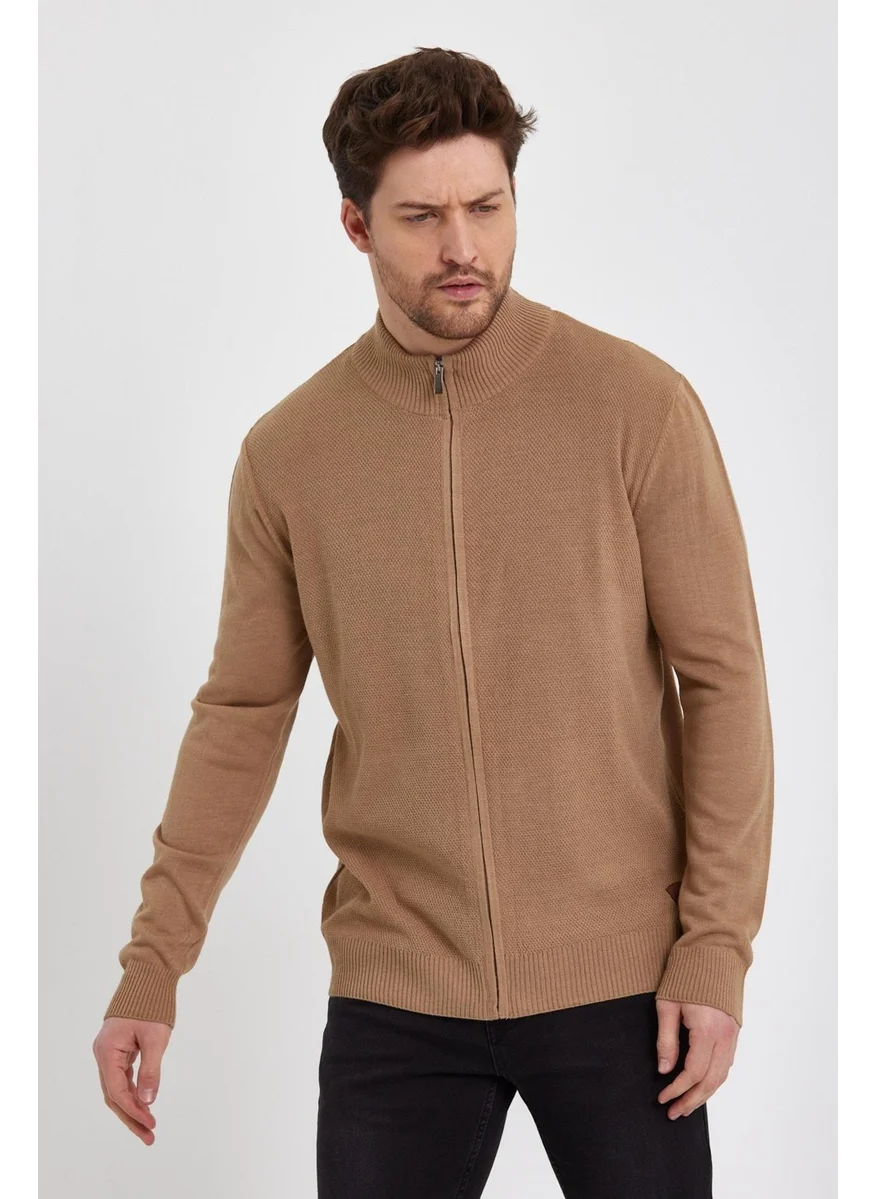 Alexander Gardi Alexandergardı Half Turtleneck Zipper Cardigan (E22-5717)