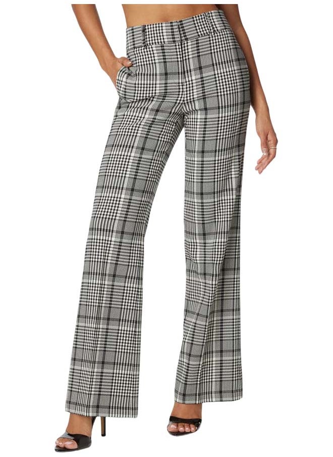 bebe High Waist Belted Novelty Wide Leg Pant  - Image 1
