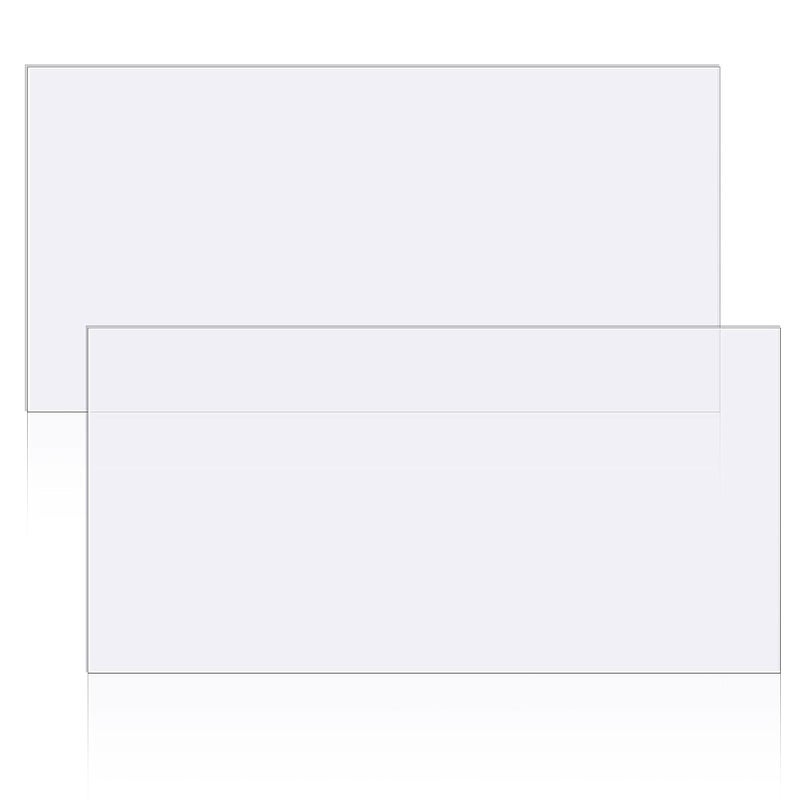 klarako 2 Pcs Polycarbonate Sheets 24" x 48" Clear Acrylic Sheets 1/8" Thick for Art Design Resistant Plastic Sheets for DIY Crafts Document Picture Frames - Image 1