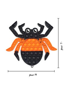 NQOOH Large Pop It Fidget Toy Set Three-Piece Halloween Spider Web Pumpkin Shapes Sensory Stress Relief Toy  - Image 2