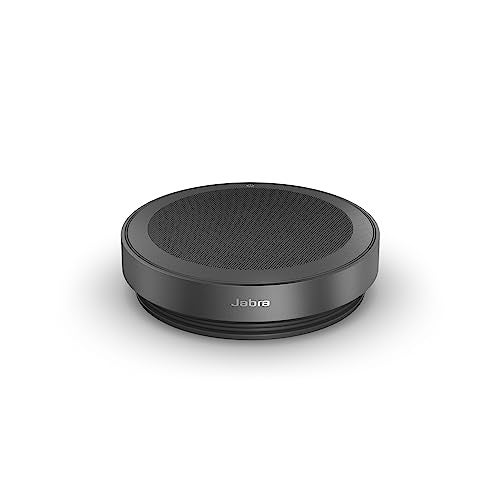 Jabra Speak2 75 (2025 Edition) Wireless Bluetooth Speakerphone - 4 Noise-Cancelling Mics, 65mm Speakers - New Linking Feature - USB-A & USB-C - Works with Zoom and Google Meet - Dark Grey - Image 1