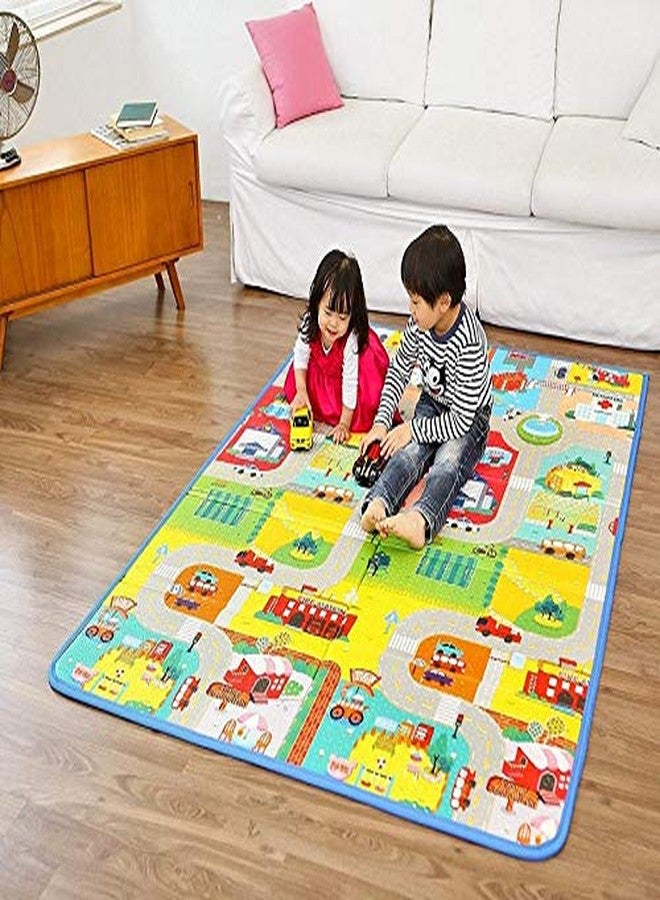 Vruta Polyester Waterproof Double Side Baby Play Crawl Floor Mat for Kids & Kids Infant Crawling Play Mat - Image 1