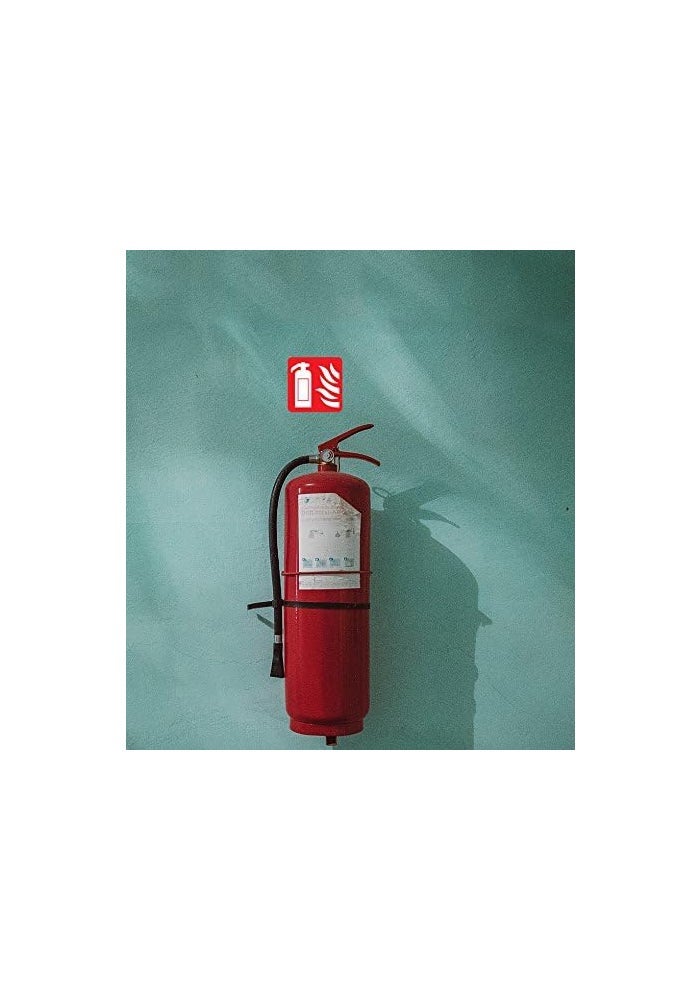 ARS- Fire Extinguisher Sign | Self Adhesive Vinyl Decal Sticker | Pack of 4 Pcs - Image 4