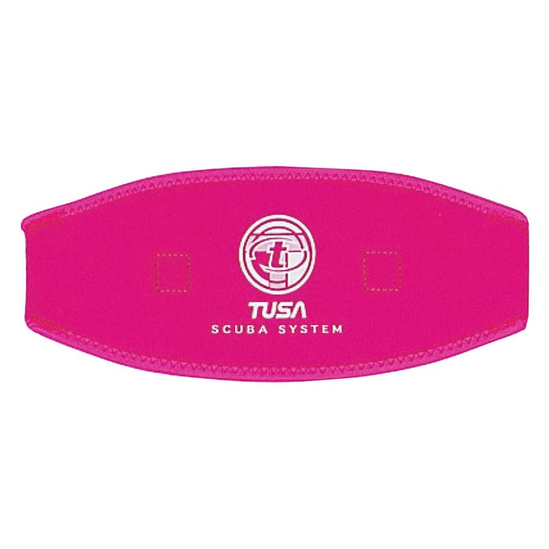 TUSA Neoprene Mask Strap Cover, Flash Pink