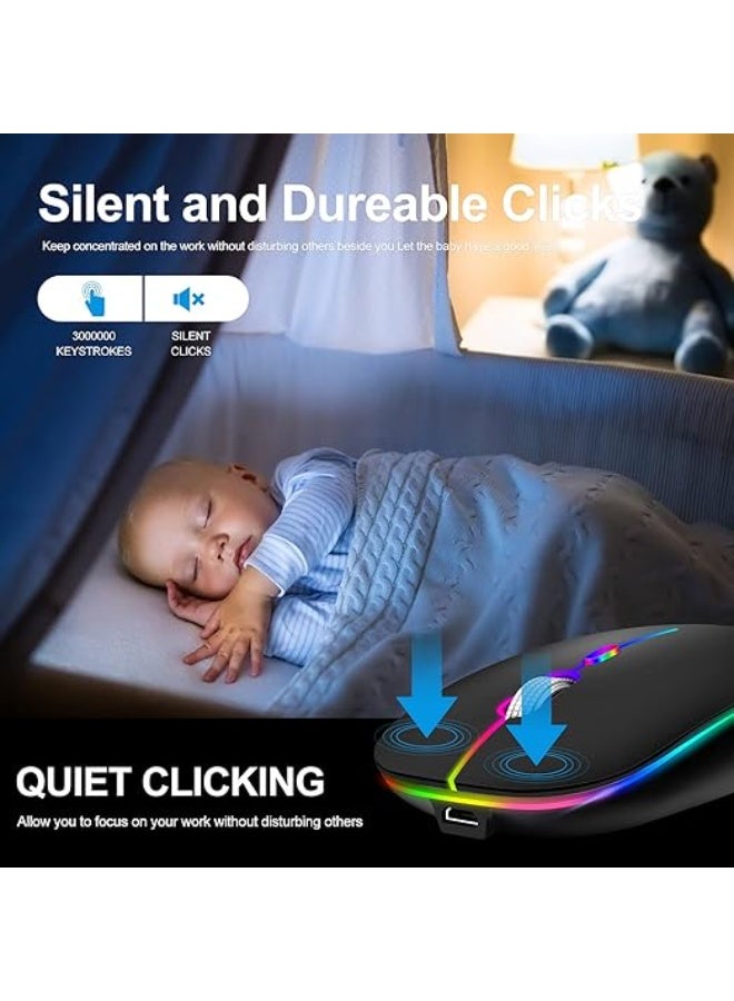 Generic Bluetooth Mouse – Lightweight & Easy-to-Use Wireless Mouse for Laptop, MacBook & PC - Image 3