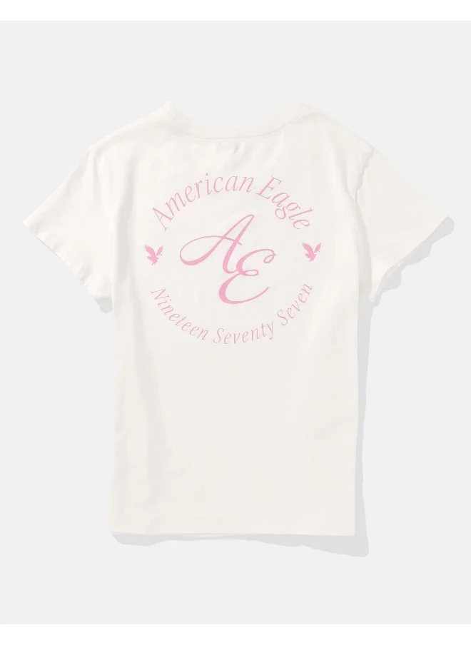 American Eagle Graphic Crew Neck T-Shirt