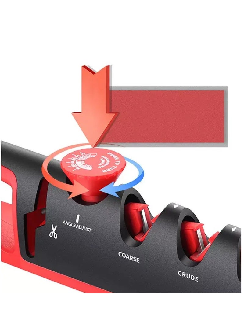Professional knife sharpener 4 stages
