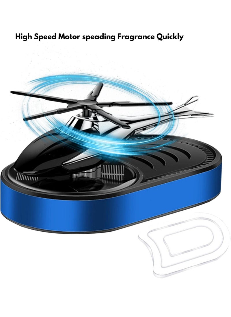 MOCOM Solar-Powered Helicopter Car Air Freshener – Aromatherapy Dashboard Perfume & Stylish Aircraft Decoration  - Image 5