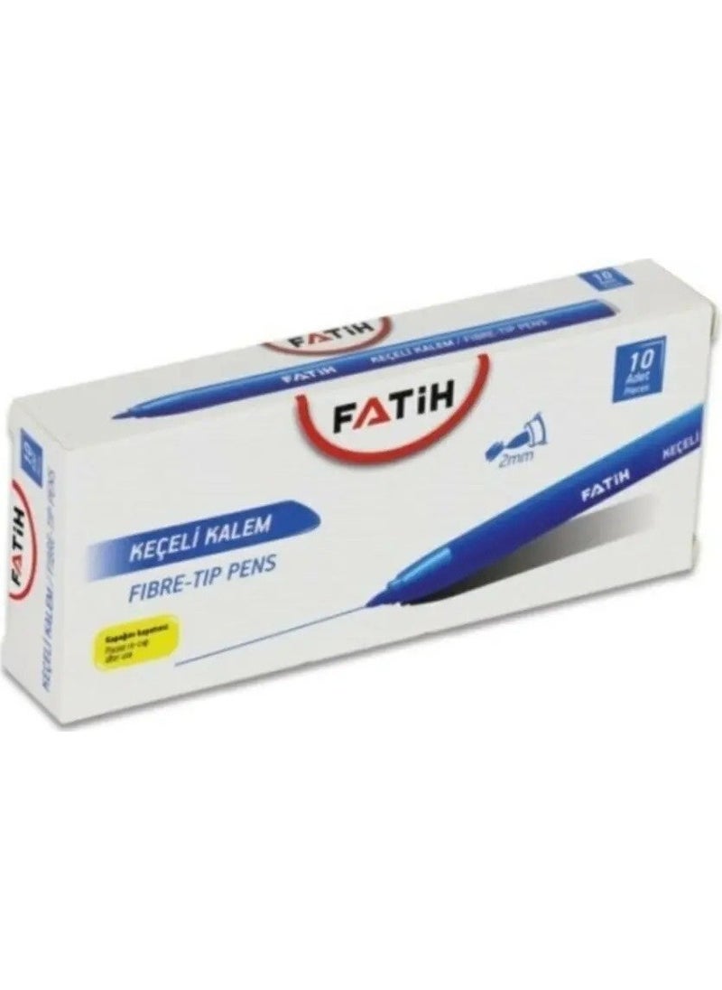 Felt Tip Pen Office Type 10 Pack Blue - pzsku/Z8BC4FDE1E63EDD54497DZ/45/_/1725724192/02b71d1c-ec52-4008-a191-f78ce19d12fc