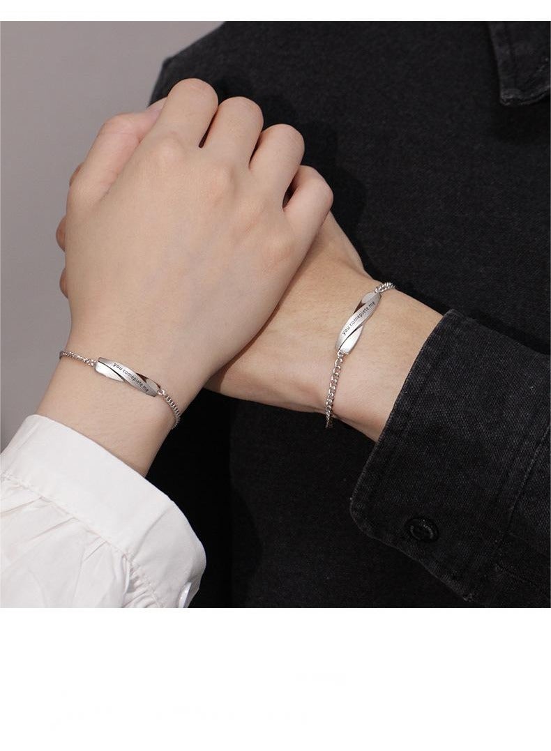 general سوار موبيوس فضي للرجال - Image 2