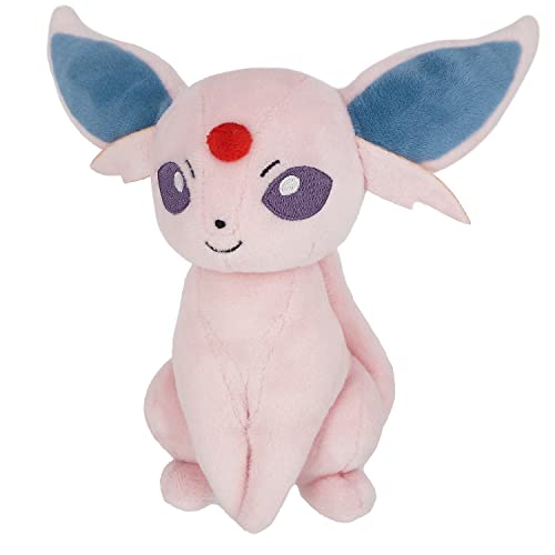 Sanei PP121 Pokemon All Star Collection Espeon Plush Brown - Image 1