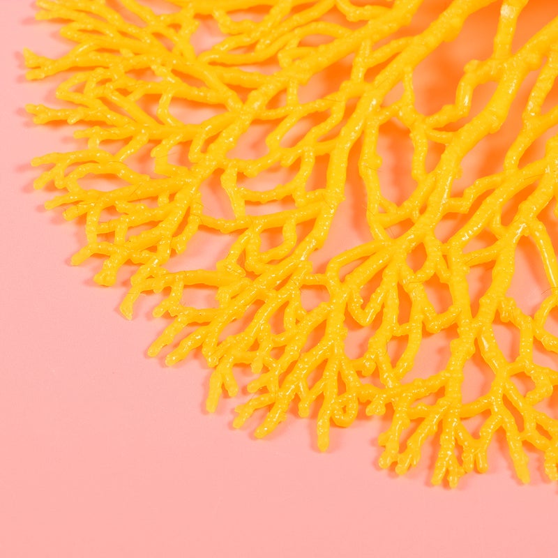 Artificial Coral Ornament Decoration for Aquarium Fish (Orange) - Image 4