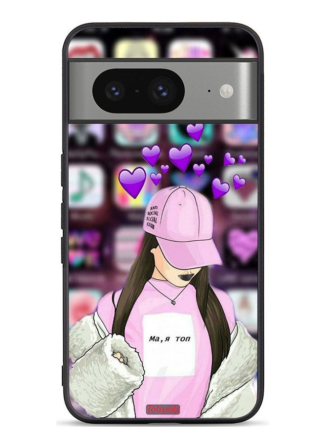 Tolwak - Google Pixel 8 Protective Case Cover Anti Social Club - Image 1