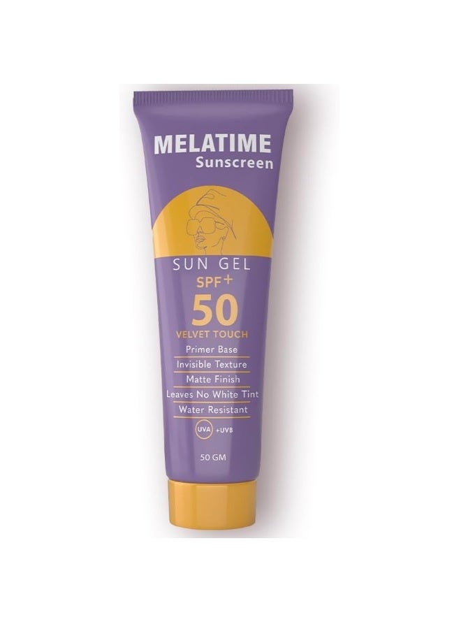 MELATIME Melatem Sunscreen Gel SPF 50+ 50g - Image 2