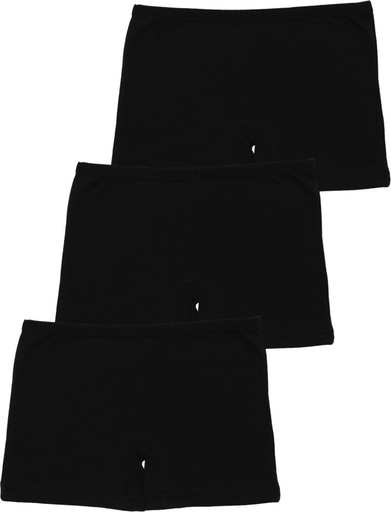 Arma Yıldız Arma Star 3 Pieces Girls Black Boxer Tights Cotton Lycra  - Image 2