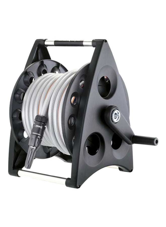 Claber - 4-Piece Weather Resistant Shockproof Kiros Hose Reel Kit Black 30 x 42 x 40 cm 8945 - Image 1