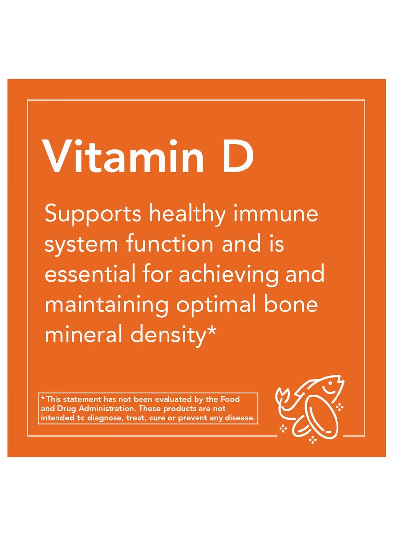 Now Foods Vitamin D-3, Max Potency, 50,000 IU, 50 Softgels - Image 3