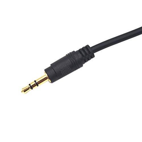 Kework 12 Inch 1/8” 3.5mm TRS Splitter Audio Cable, 1 Male to 5 Female 3.5mm Plug Extender Headphone Cable, 3.5mm 3 Pole Stereo Jack Extension Adapter Headset Aux Cord - Image 3