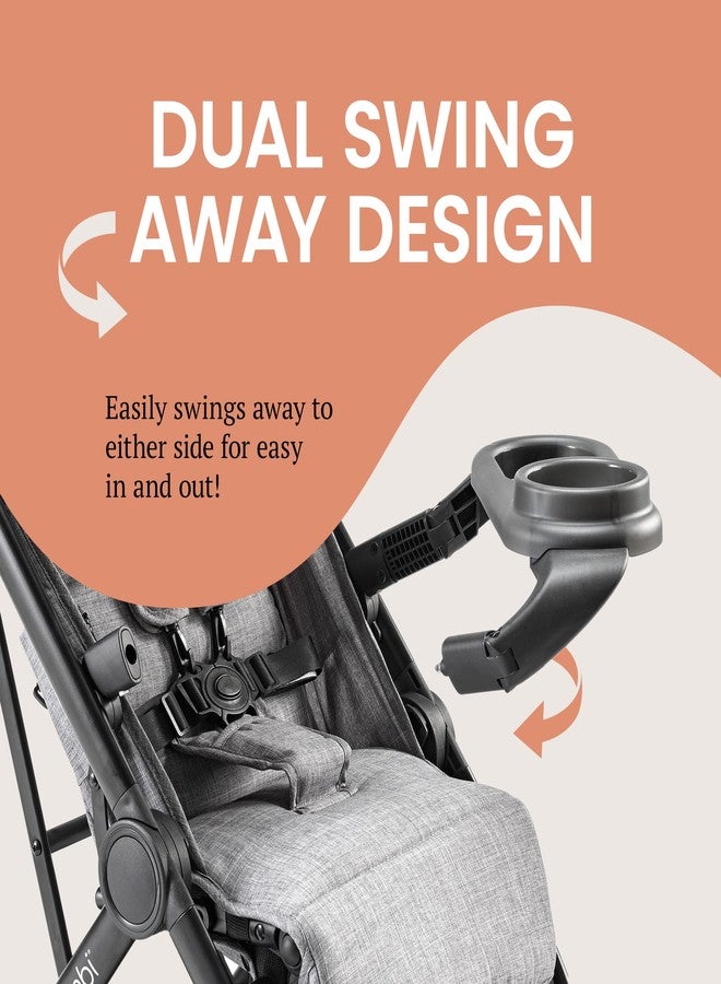 صينية وجبات خفيفة لعربة الأطفال من بومبي مع حامل أكواب، خالية من مادة BPA، آمنة للغسل في غسالة الأطباق، متوافقة مع عربة الأطفال V2 - Image 3