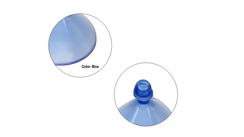 RAB Rubber Glass Shelf Button Suction Cup - Code Vacuum Butt 4 no - (Transparent) - Pack of 60 Piece - Image 4