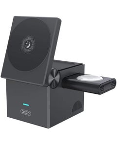 NEW 3-in-1 Cube with MagSafe - 15W Fast Charging Foldable Wireless Charger Station for iPhone, Apple Watch, and AirPods Pro