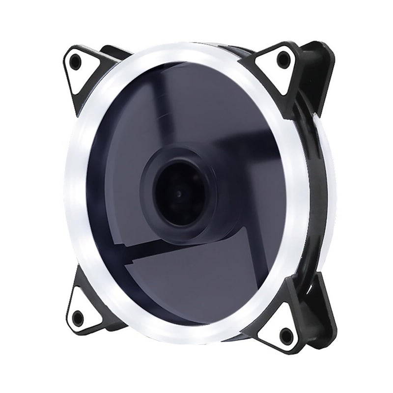 Red RGB PC Case Fan 120mm 4Pin 3Pin Silent Cooling Fan with LED Lights for Desktop Computer - Image 5