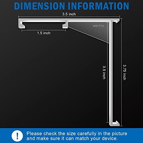 lofrcin 3.5 Inch Valance Clips - Clear Vertical Blind Valance Clip, Hidden Installation Bracket - Replacement Part (12PCS) - Image 5