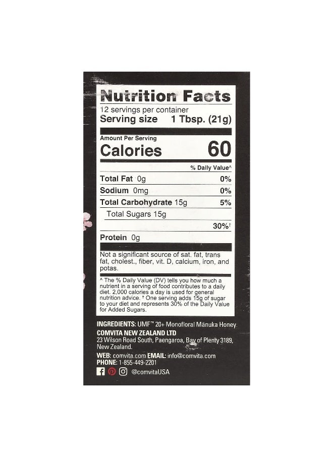 Comvita Comvita, Manuka Honey, UMF 20+, MGO 829+, 8.8 oz (250 g)  - Image 2