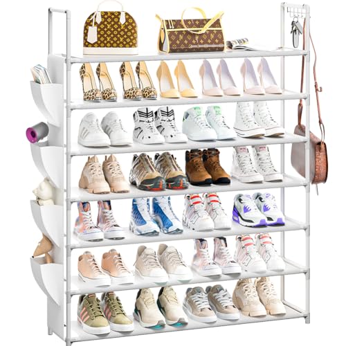 OYREL Shoe Rack 7 Tier Shoe Organizer Shoe Storage 2835Pairs Shoe Rack for Closet Shoe Rack Organizer Entryway Shoe Holder Space Saving Shoe Shelf Shoe Stand Large Tall Shoe Tower Garage