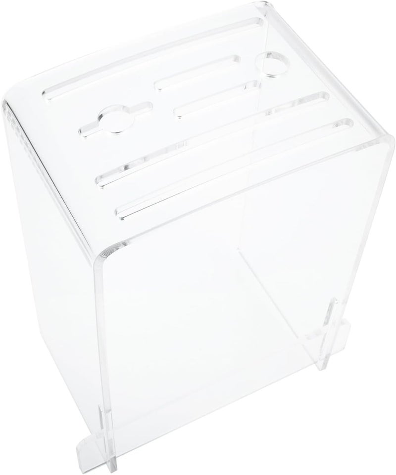 Garneck 5mm Thick Acrylic Cutter Storage Stand and Multifunctional Kitchen Knife Holder Rack for Household Countertop Organization - Image 1