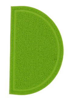 PL PL - Half-Moon Shape Cat Litter Mat (40 X 25 CM) - Green  - Image 2