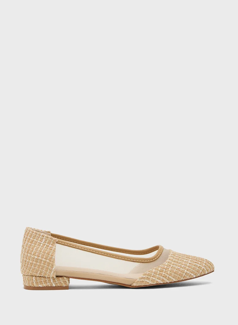 ايلا Pointed Ballerina Flat