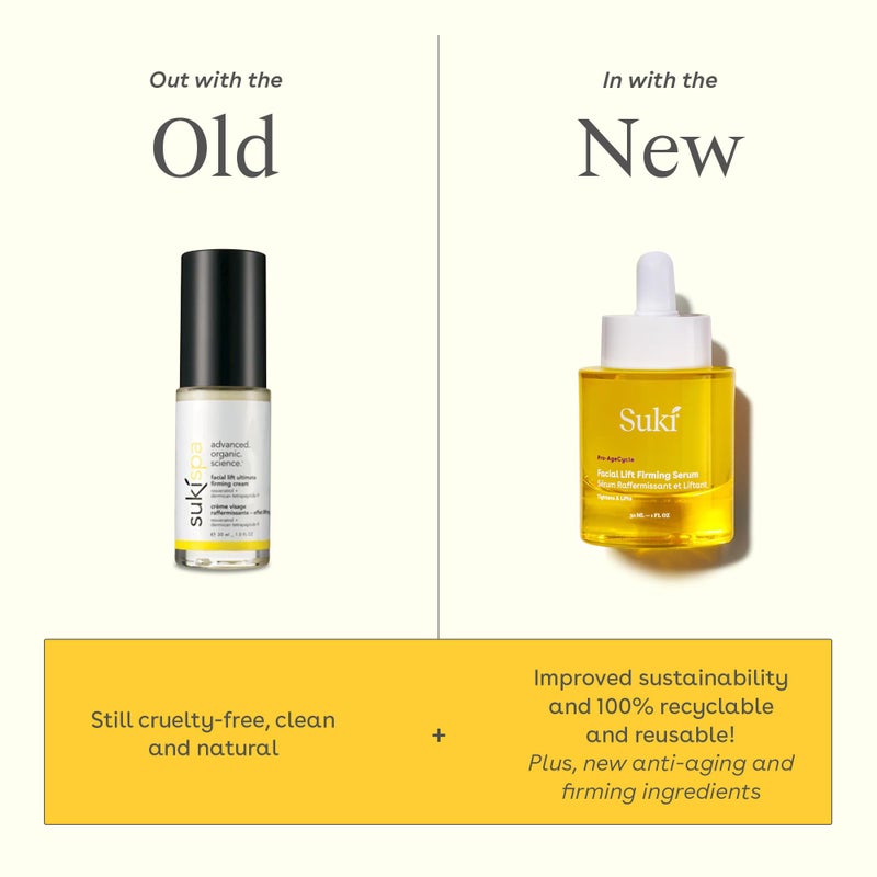 Suki Anti Aging Face Serum: Facial Lift Firming Serum - Plumping Day & Night Anti Wrinkle Serum for Face Skin Care with Hydrating Hyaluronic Acid, Retinol Alternative Bakuchiol, Plant Stem Cells 1oz. - Image 2