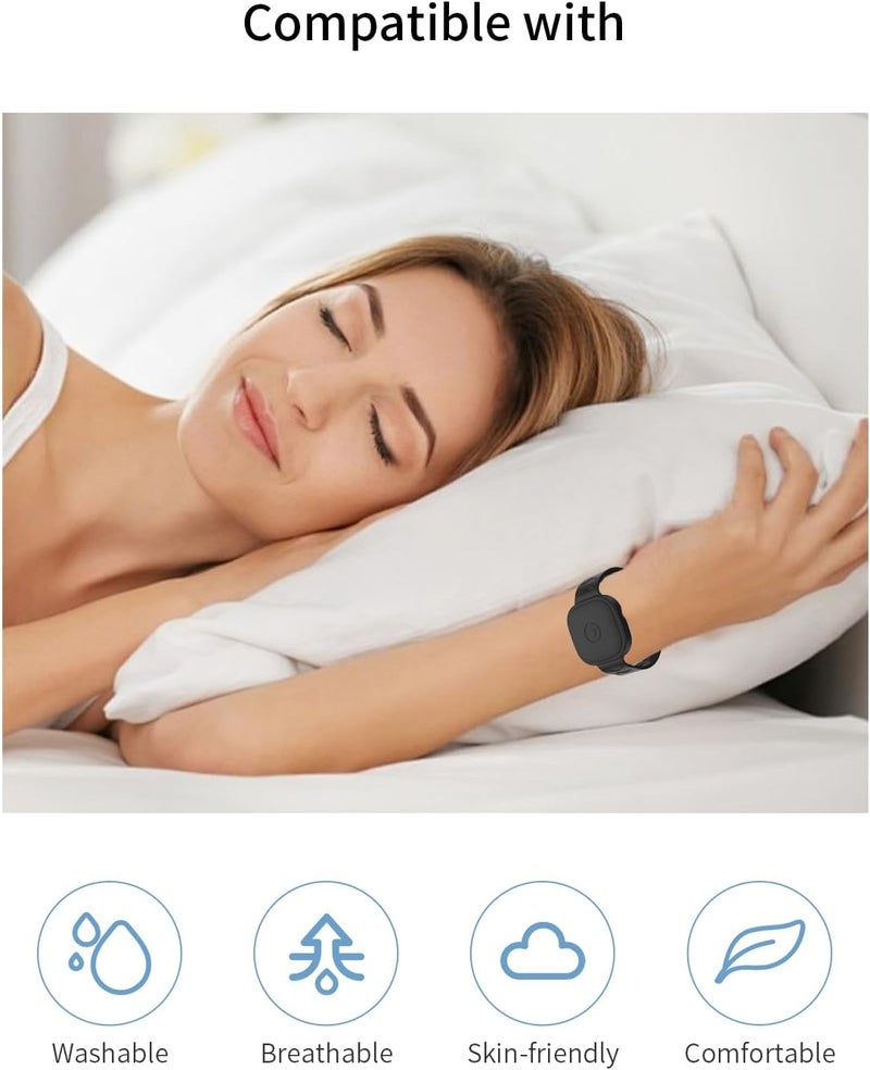 WUNIAK Case Watch Strap for Tile by Life360 Mate Bluetooth Tracker,watchband Design Soft Silicone Protection case, Portable,Scratch-Resistant, Shockproof,Black - Image 5